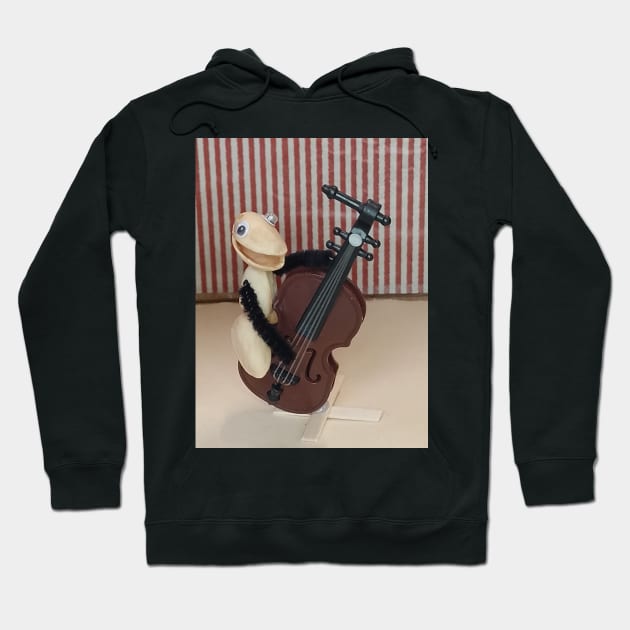 The Pistachios Bass Guitar Hoodie by Colin-Bentham